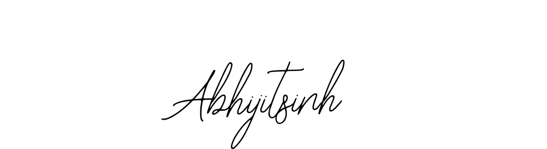 How to make Abhijitsinh name signature. Use Bearetta-2O07w style for creating short signs online. This is the latest handwritten sign. Abhijitsinh signature style 12 images and pictures png