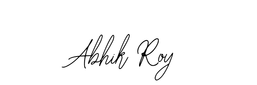 Design your own signature with our free online signature maker. With this signature software, you can create a handwritten (Bearetta-2O07w) signature for name Abhik Roy. Abhik Roy signature style 12 images and pictures png