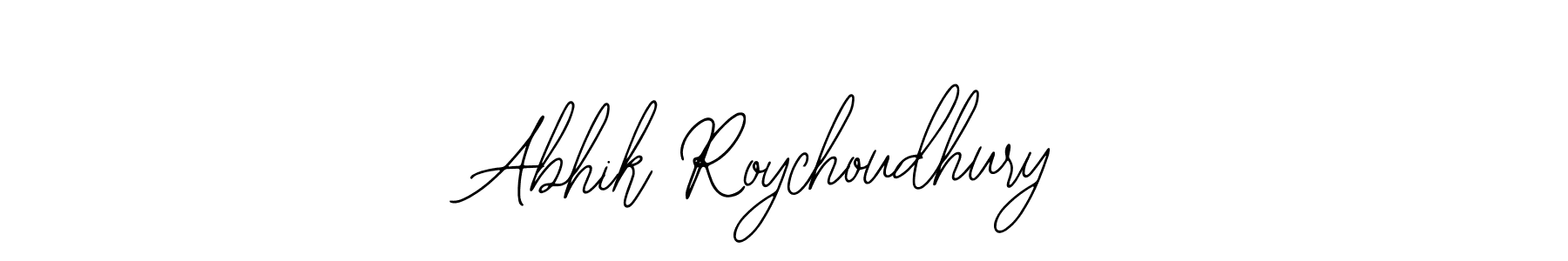 How to make Abhik Roychoudhury name signature. Use Bearetta-2O07w style for creating short signs online. This is the latest handwritten sign. Abhik Roychoudhury signature style 12 images and pictures png
