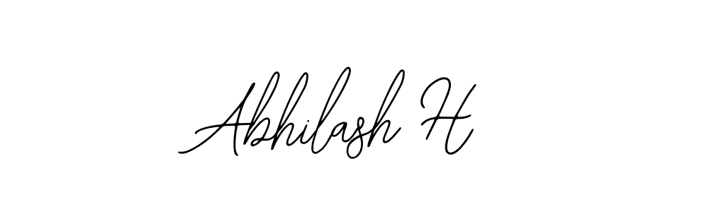 Make a beautiful signature design for name Abhilash H. Use this online signature maker to create a handwritten signature for free. Abhilash H signature style 12 images and pictures png