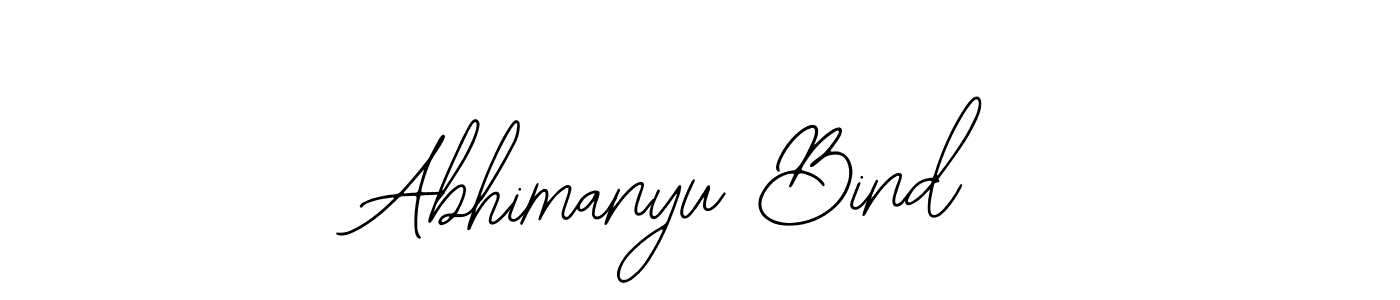 Use a signature maker to create a handwritten signature online. With this signature software, you can design (Bearetta-2O07w) your own signature for name Abhimanyu Bind. Abhimanyu Bind signature style 12 images and pictures png