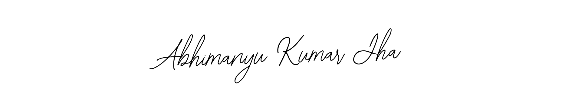 Use a signature maker to create a handwritten signature online. With this signature software, you can design (Bearetta-2O07w) your own signature for name Abhimanyu Kumar Jha. Abhimanyu Kumar Jha signature style 12 images and pictures png