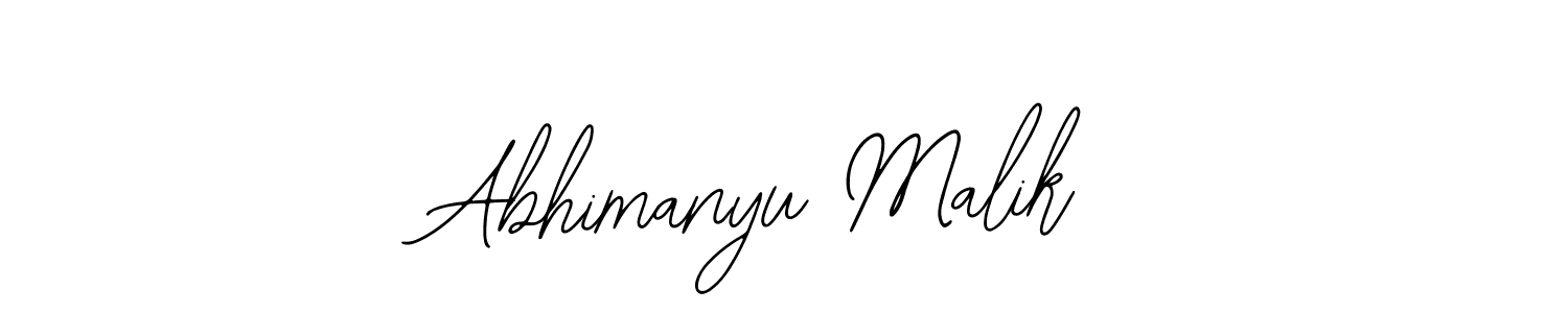 How to make Abhimanyu Malik signature? Bearetta-2O07w is a professional autograph style. Create handwritten signature for Abhimanyu Malik name. Abhimanyu Malik signature style 12 images and pictures png