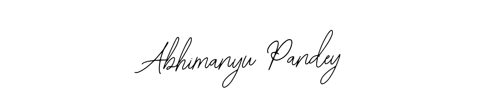 The best way (Bearetta-2O07w) to make a short signature is to pick only two or three words in your name. The name Abhimanyu Pandey include a total of six letters. For converting this name. Abhimanyu Pandey signature style 12 images and pictures png