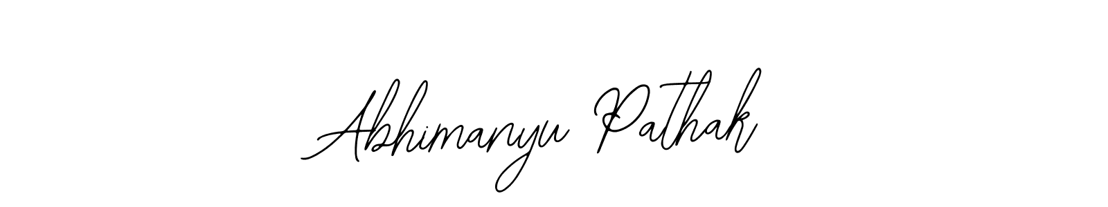 How to make Abhimanyu Pathak signature? Bearetta-2O07w is a professional autograph style. Create handwritten signature for Abhimanyu Pathak name. Abhimanyu Pathak signature style 12 images and pictures png