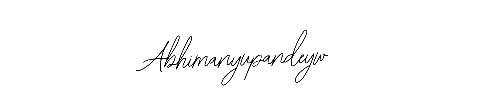 How to make Abhimanyupandeyw name signature. Use Bearetta-2O07w style for creating short signs online. This is the latest handwritten sign. Abhimanyupandeyw signature style 12 images and pictures png