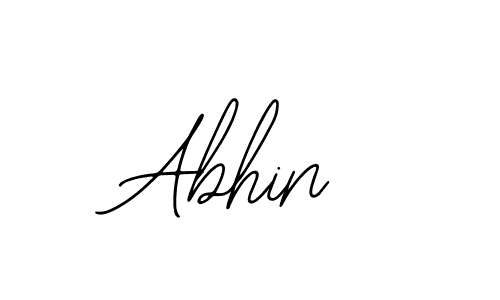 Design your own signature with our free online signature maker. With this signature software, you can create a handwritten (Bearetta-2O07w) signature for name Abhin. Abhin signature style 12 images and pictures png