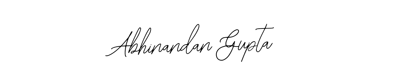 Create a beautiful signature design for name Abhinandan Gupta. With this signature (Bearetta-2O07w) fonts, you can make a handwritten signature for free. Abhinandan Gupta signature style 12 images and pictures png