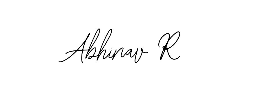 You should practise on your own different ways (Bearetta-2O07w) to write your name (Abhinav R) in signature. don't let someone else do it for you. Abhinav R signature style 12 images and pictures png