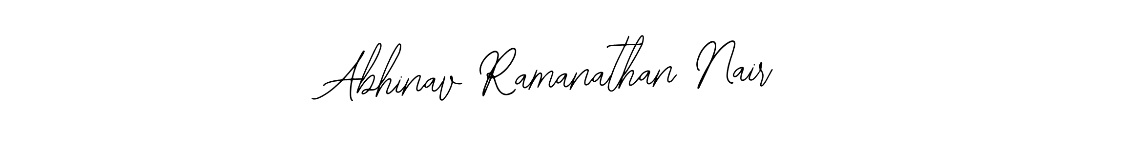 Design your own signature with our free online signature maker. With this signature software, you can create a handwritten (Bearetta-2O07w) signature for name Abhinav Ramanathan Nair. Abhinav Ramanathan Nair signature style 12 images and pictures png