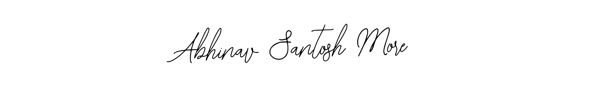 How to make Abhinav Santosh More name signature. Use Bearetta-2O07w style for creating short signs online. This is the latest handwritten sign. Abhinav Santosh More signature style 12 images and pictures png