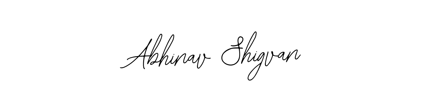 The best way (Bearetta-2O07w) to make a short signature is to pick only two or three words in your name. The name Abhinav Shigvan include a total of six letters. For converting this name. Abhinav Shigvan signature style 12 images and pictures png