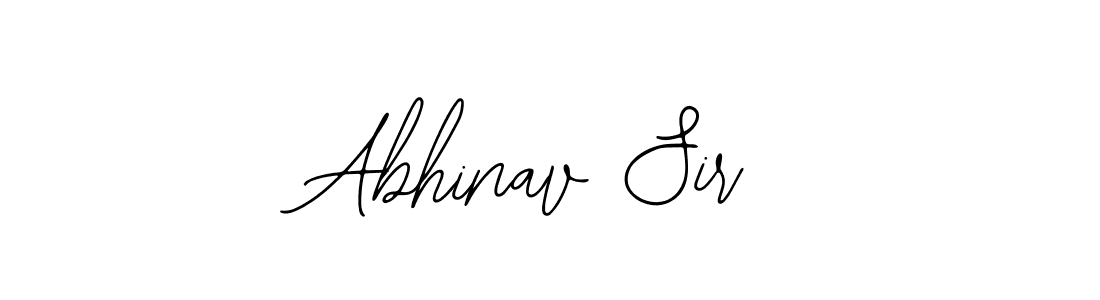 Design your own signature with our free online signature maker. With this signature software, you can create a handwritten (Bearetta-2O07w) signature for name Abhinav Sir. Abhinav Sir signature style 12 images and pictures png