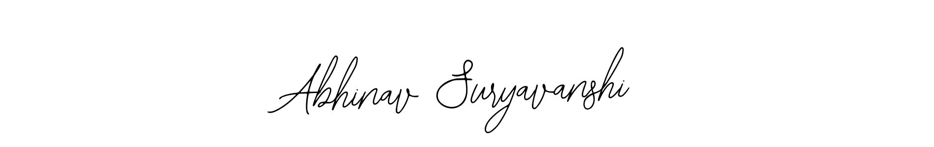 Bearetta-2O07w is a professional signature style that is perfect for those who want to add a touch of class to their signature. It is also a great choice for those who want to make their signature more unique. Get Abhinav Suryavanshi name to fancy signature for free. Abhinav Suryavanshi signature style 12 images and pictures png