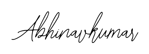 Designed for modern professionals: Abhinavkumar name signature crafted with Bearetta-2O07w script. Ready for digital PDF workflows. Abhinavkumar signature style 12 images and pictures png