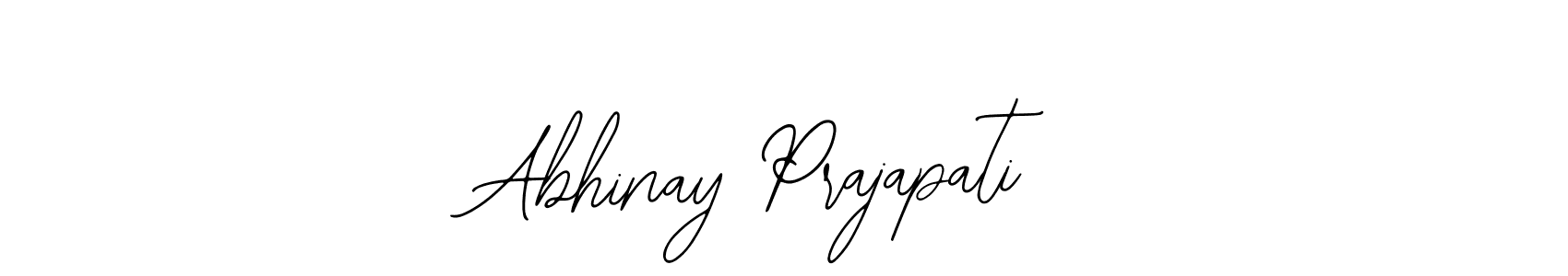 The best way (Bearetta-2O07w) to make a short signature is to pick only two or three words in your name. The name Abhinay Prajapati include a total of six letters. For converting this name. Abhinay Prajapati signature style 12 images and pictures png