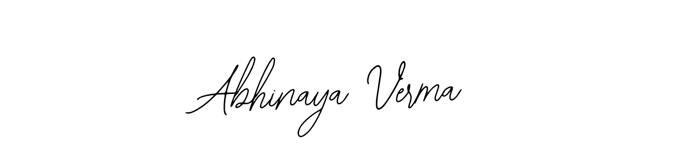 Create a beautiful signature design for name Abhinaya Verma. With this signature (Bearetta-2O07w) fonts, you can make a handwritten signature for free. Abhinaya Verma signature style 12 images and pictures png