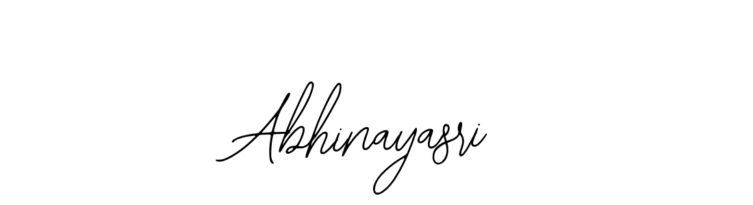 The best way (Bearetta-2O07w) to make a short signature is to pick only two or three words in your name. The name Abhinayasri include a total of six letters. For converting this name. Abhinayasri signature style 12 images and pictures png
