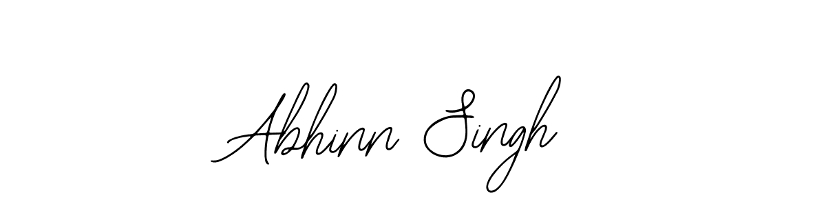 You should practise on your own different ways (Bearetta-2O07w) to write your name (Abhinn Singh) in signature. don't let someone else do it for you. Abhinn Singh signature style 12 images and pictures png