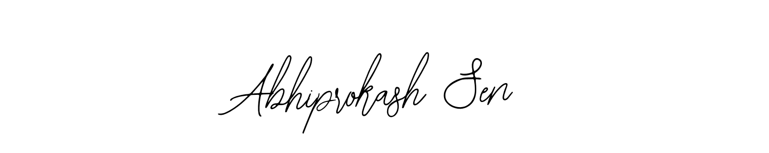 The best way (Bearetta-2O07w) to make a short signature is to pick only two or three words in your name. The name Abhiprokash Sen include a total of six letters. For converting this name. Abhiprokash Sen signature style 12 images and pictures png