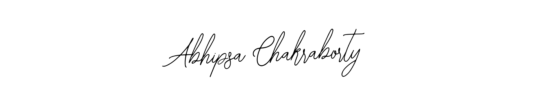 The best way (Bearetta-2O07w) to make a short signature is to pick only two or three words in your name. The name Abhipsa Chakraborty include a total of six letters. For converting this name. Abhipsa Chakraborty signature style 12 images and pictures png