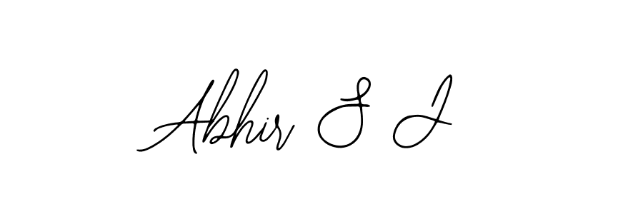 This is the best signature style for the Abhir S J name. Also you like these signature font (Bearetta-2O07w). Mix name signature. Abhir S J signature style 12 images and pictures png