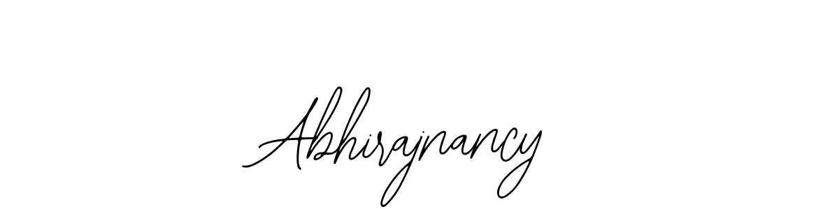 You should practise on your own different ways (Bearetta-2O07w) to write your name (Abhirajnancy) in signature. don't let someone else do it for you. Abhirajnancy signature style 12 images and pictures png