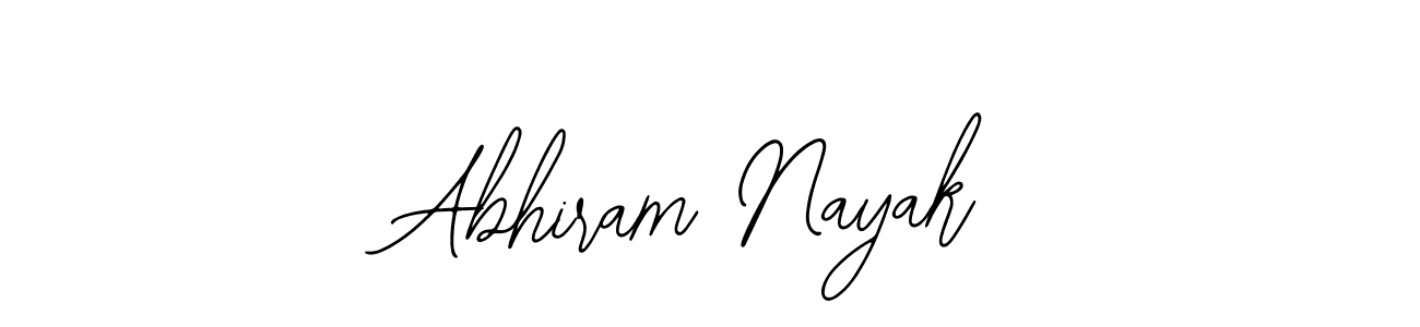 How to make Abhiram Nayak name signature. Use Bearetta-2O07w style for creating short signs online. This is the latest handwritten sign. Abhiram Nayak signature style 12 images and pictures png