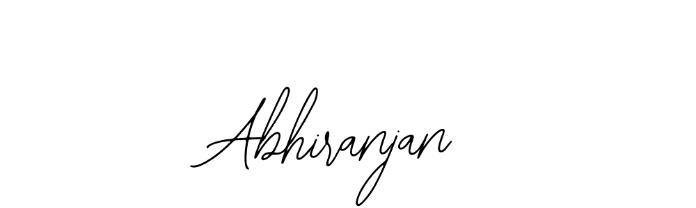 How to make Abhiranjan name signature. Use Bearetta-2O07w style for creating short signs online. This is the latest handwritten sign. Abhiranjan signature style 12 images and pictures png