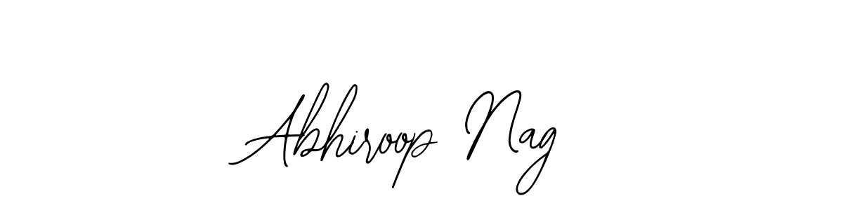 You can use this online signature creator to create a handwritten signature for the name Abhiroop Nag. This is the best online autograph maker. Abhiroop Nag signature style 12 images and pictures png