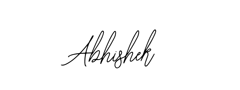 Design your own signature with our free online signature maker. With this signature software, you can create a handwritten (Bearetta-2O07w) signature for name Abhishek. Abhishek signature style 12 images and pictures png