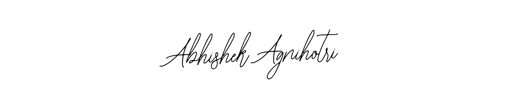 The best way (Bearetta-2O07w) to make a short signature is to pick only two or three words in your name. The name Abhishek Agnihotri include a total of six letters. For converting this name. Abhishek Agnihotri signature style 12 images and pictures png