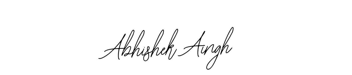 Create a beautiful signature design for name Abhishek Aingh. With this signature (Bearetta-2O07w) fonts, you can make a handwritten signature for free. Abhishek Aingh signature style 12 images and pictures png