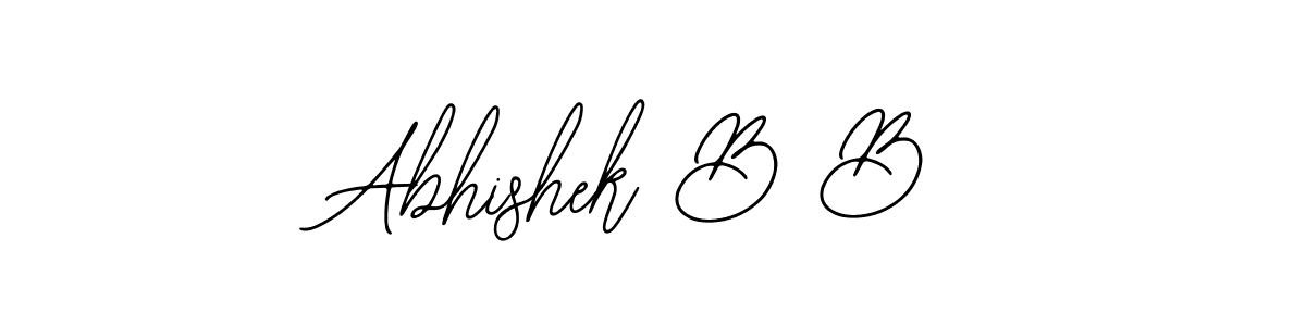 Also You can easily find your signature by using the search form. We will create Abhishek B B name handwritten signature images for you free of cost using Bearetta-2O07w sign style. Abhishek B B signature style 12 images and pictures png