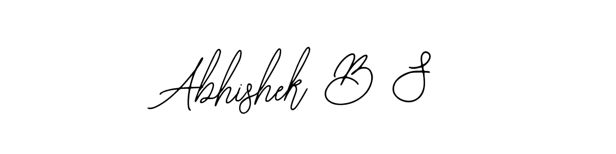 Make a beautiful signature design for name Abhishek B S. With this signature (Bearetta-2O07w) style, you can create a handwritten signature for free. Abhishek B S signature style 12 images and pictures png