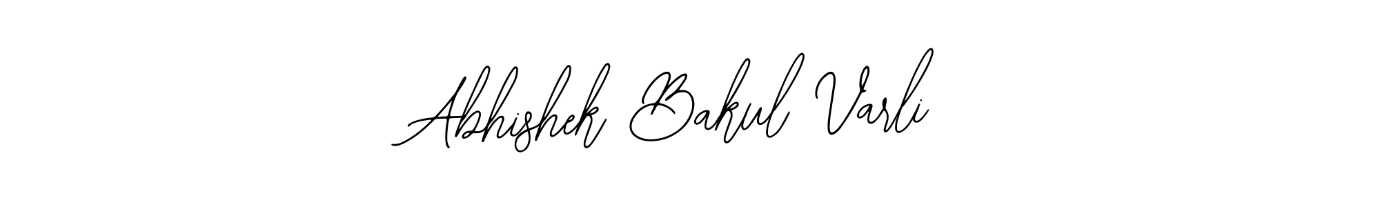 Create a beautiful signature design for name Abhishek Bakul Varli. With this signature (Bearetta-2O07w) fonts, you can make a handwritten signature for free. Abhishek Bakul Varli signature style 12 images and pictures png