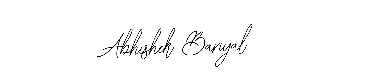 Make a beautiful signature design for name Abhishek Banyal. Use this online signature maker to create a handwritten signature for free. Abhishek Banyal signature style 12 images and pictures png