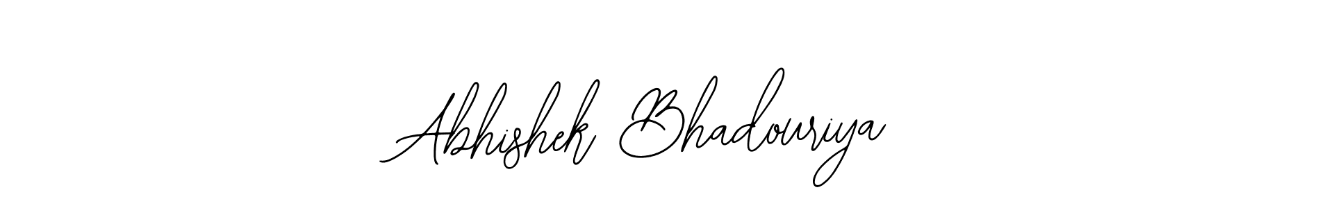 You should practise on your own different ways (Bearetta-2O07w) to write your name (Abhishek Bhadouriya) in signature. don't let someone else do it for you. Abhishek Bhadouriya signature style 12 images and pictures png