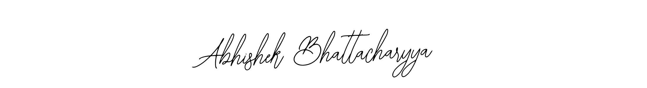 The best way (Bearetta-2O07w) to make a short signature is to pick only two or three words in your name. The name Abhishek Bhattacharyya include a total of six letters. For converting this name. Abhishek Bhattacharyya signature style 12 images and pictures png