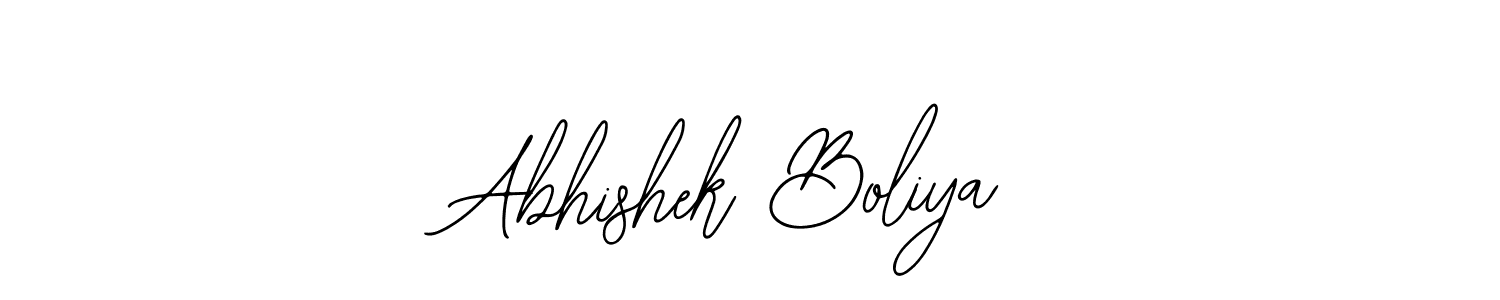 It looks lik you need a new signature style for name Abhishek Boliya. Design unique handwritten (Bearetta-2O07w) signature with our free signature maker in just a few clicks. Abhishek Boliya signature style 12 images and pictures png