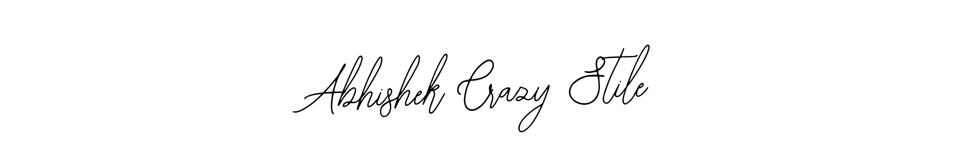 Create a beautiful signature design for name Abhishek Crazy Stile. With this signature (Bearetta-2O07w) fonts, you can make a handwritten signature for free. Abhishek Crazy Stile signature style 12 images and pictures png