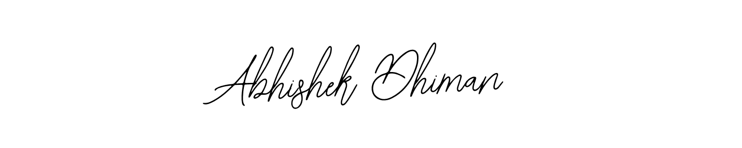 You should practise on your own different ways (Bearetta-2O07w) to write your name (Abhishek Dhiman) in signature. don't let someone else do it for you. Abhishek Dhiman signature style 12 images and pictures png