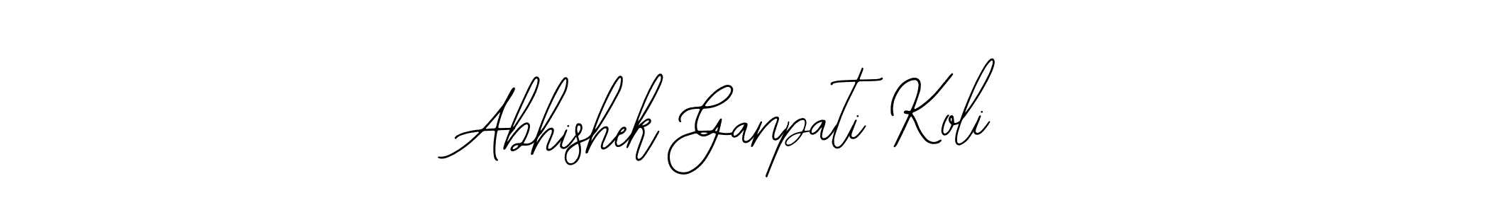 Create a beautiful signature design for name Abhishek Ganpati Koli. With this signature (Bearetta-2O07w) fonts, you can make a handwritten signature for free. Abhishek Ganpati Koli signature style 12 images and pictures png