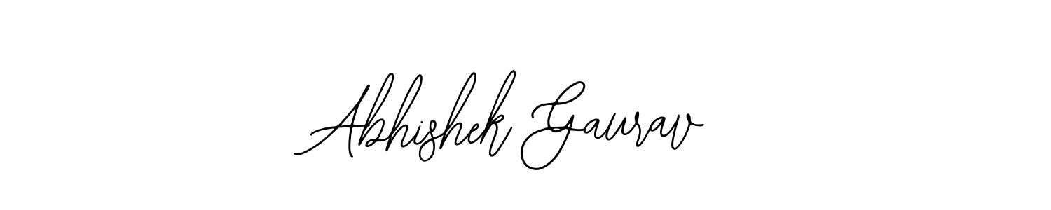 How to Draw Abhishek Gaurav signature style? Bearetta-2O07w is a latest design signature styles for name Abhishek Gaurav. Abhishek Gaurav signature style 12 images and pictures png