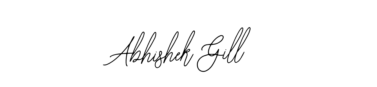 How to Draw Abhishek Gill signature style? Bearetta-2O07w is a latest design signature styles for name Abhishek Gill. Abhishek Gill signature style 12 images and pictures png