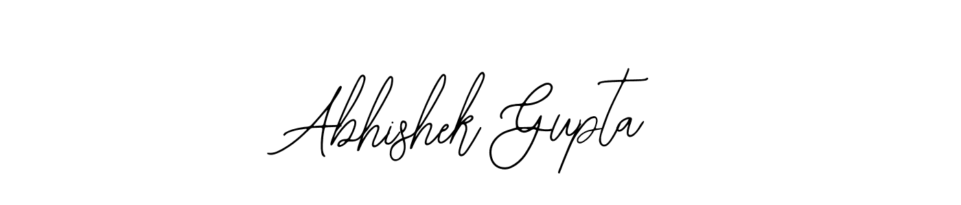 The best way (Bearetta-2O07w) to make a short signature is to pick only two or three words in your name. The name Abhishek Gupta include a total of six letters. For converting this name. Abhishek Gupta signature style 12 images and pictures png