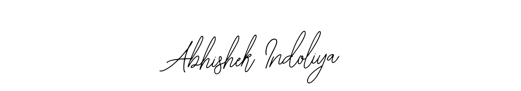 Use a signature maker to create a handwritten signature online. With this signature software, you can design (Bearetta-2O07w) your own signature for name Abhishek Indoliya. Abhishek Indoliya signature style 12 images and pictures png