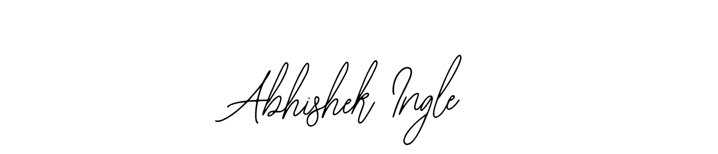 if you are searching for the best signature style for your name Abhishek Ingle. so please give up your signature search. here we have designed multiple signature styles  using Bearetta-2O07w. Abhishek Ingle signature style 12 images and pictures png