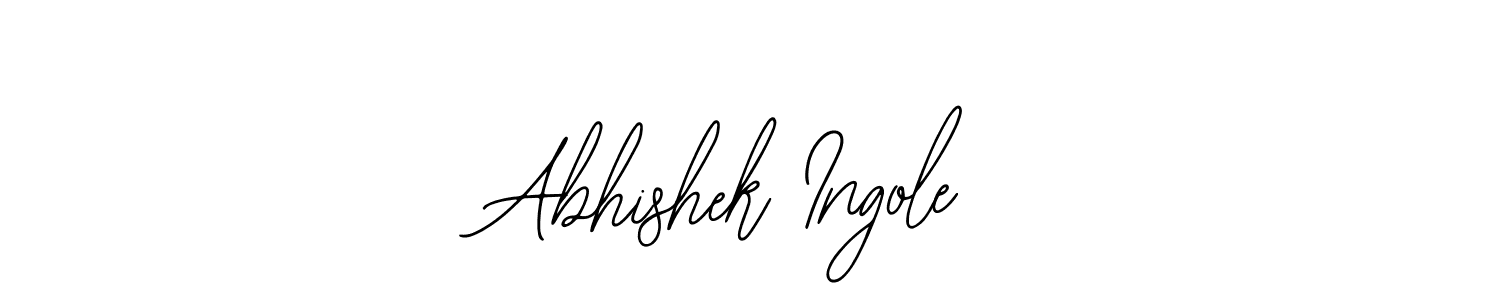 How to make Abhishek Ingole signature? Bearetta-2O07w is a professional autograph style. Create handwritten signature for Abhishek Ingole name. Abhishek Ingole signature style 12 images and pictures png