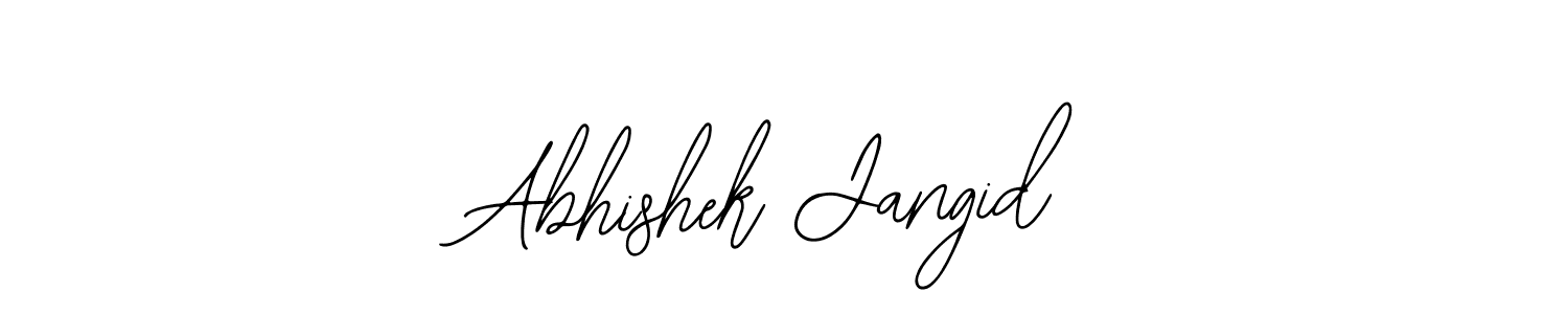 It looks lik you need a new signature style for name Abhishek Jangid. Design unique handwritten (Bearetta-2O07w) signature with our free signature maker in just a few clicks. Abhishek Jangid signature style 12 images and pictures png